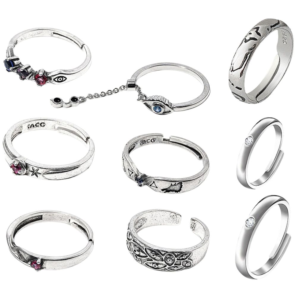 Men Accessories Ring - 애니메이션 JJK 반지 유타 오코츠 코스프레