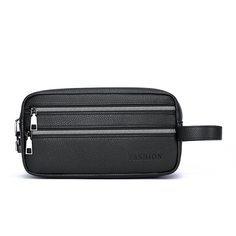 Men'S Accessories Pouch - 빈티지 남성용 핸드 클러치 백, 다층