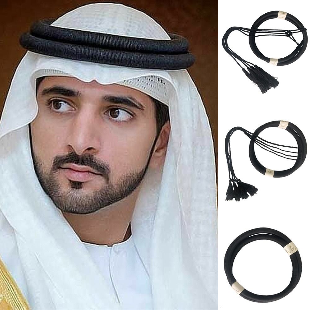 Men'S Accessories Dubai - 1개 이슬람 의류 헤드웨어 로프 남성용