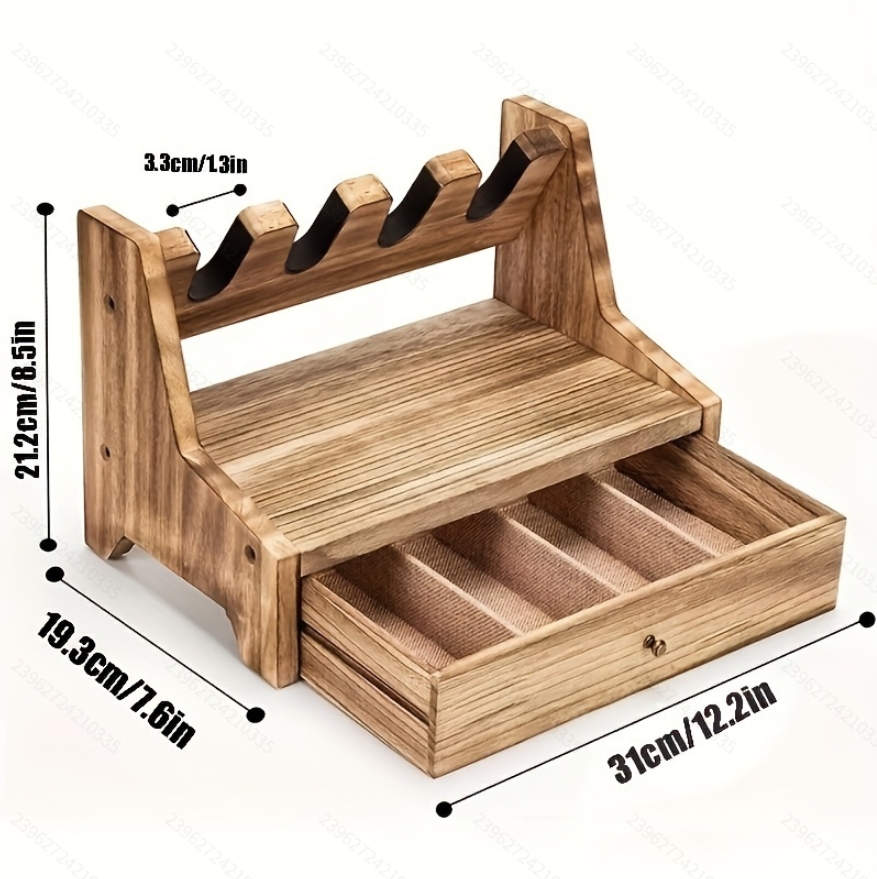 Men Accessories Drawer - 원목 권총 보관대 (총기 보관함 액세서리)