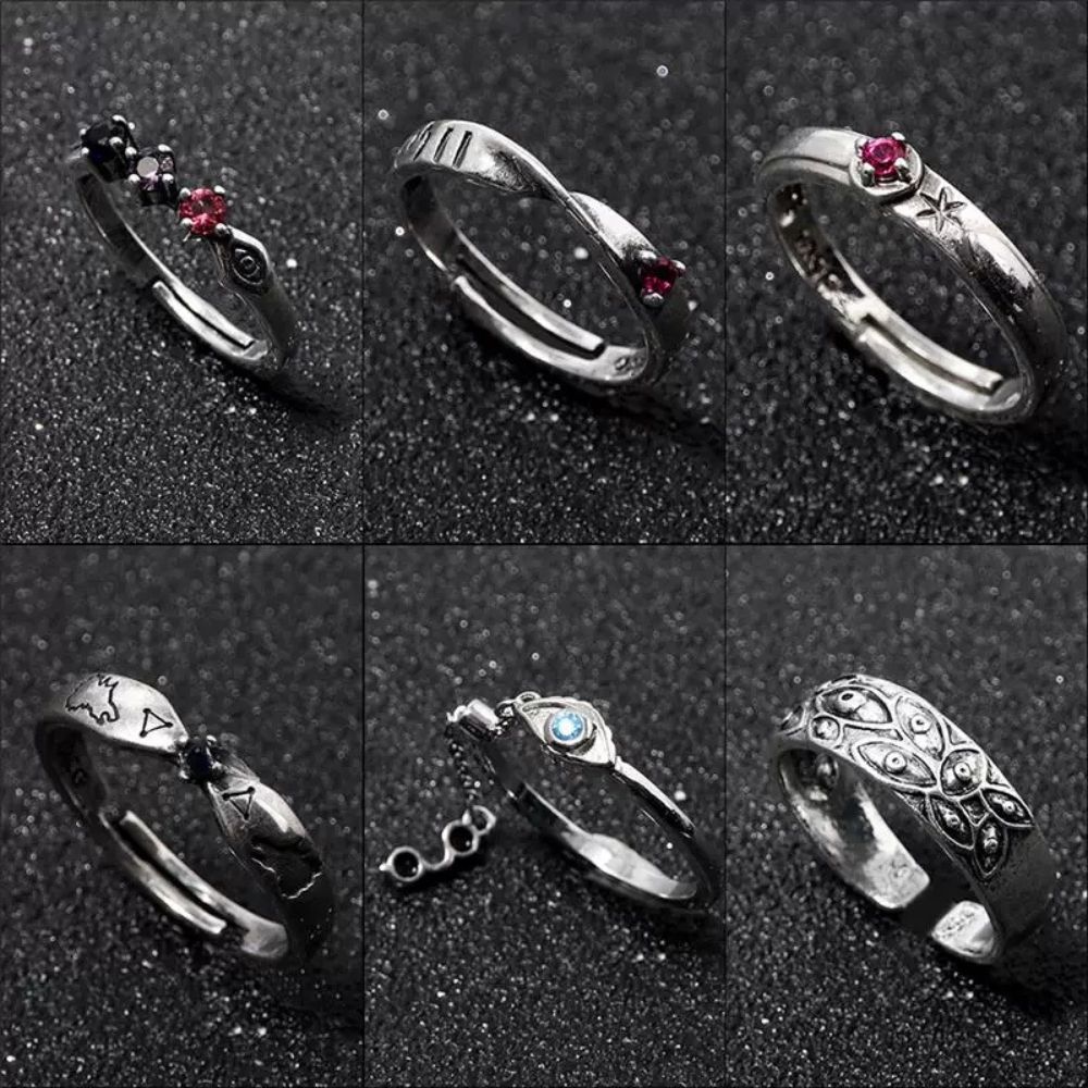 애니메이션 JJK 반지 유타 오코츠 코스프레 남녀 커플 - Men Accessories Ring 리뷰 및 가격