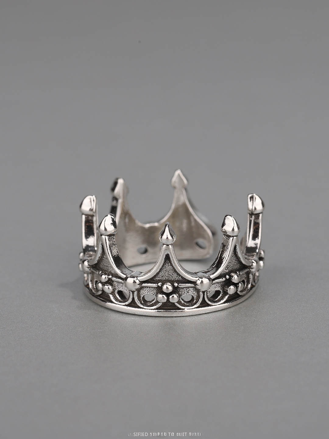 고딕 크라운 링 남성용 조절 가능한 오픈 디자인 개성있 - Men Accessories Ring 리뷰 및 가격