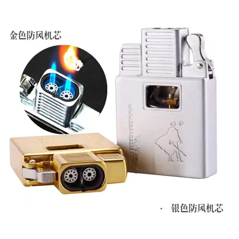 조로 오리지널 더블 파이어 방풍 라이터 무브먼트 가스  - Lighter Windproof 리뷰 및 가격