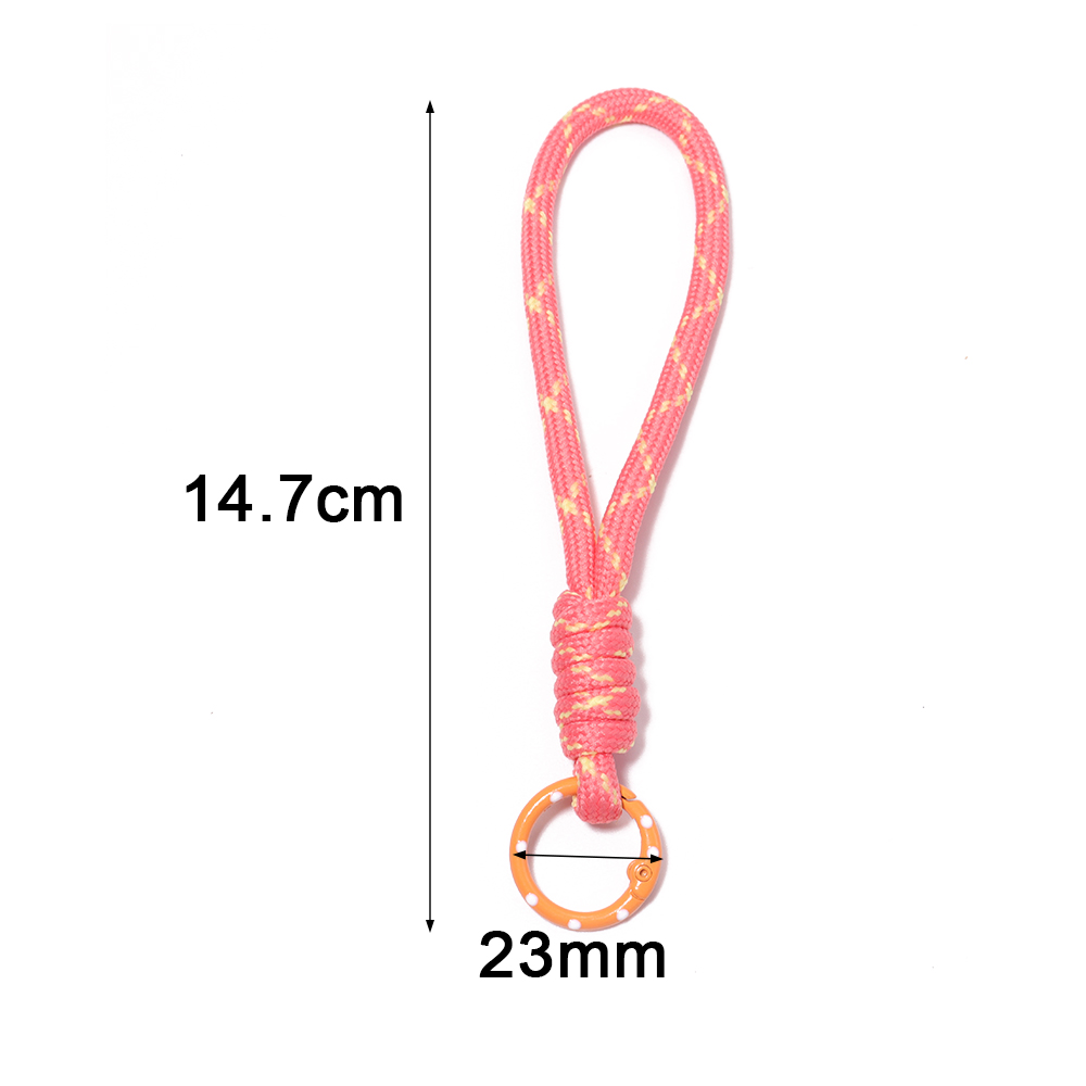 5개/세트 다채로운 색상의 땋은 키체인 휴대폰 끈 분실 - Men Accessories Ring 리뷰 및 가격