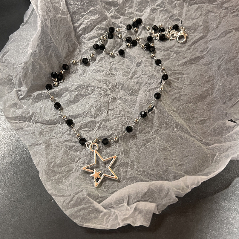 여성을위한 빈티지 패션 가죽 로프 스타 펜던트 목걸이  - Men Accessories Aesthetic 리뷰 및 가격