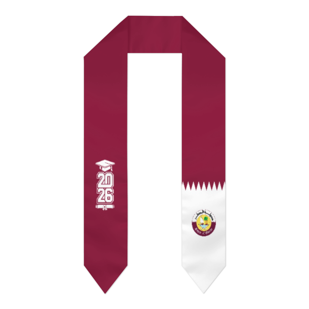 2026년 졸업생용 카타르 국기 스카프 졸업 띠 스톨  - Men Accessories Qatar 리뷰 및 가격