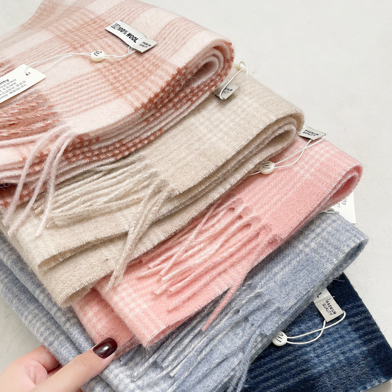 겨울용 따뜻한 100% 순수 울 스카프 남녀 공용 여행 - Men'S Accessories High End 리뷰 및 가격