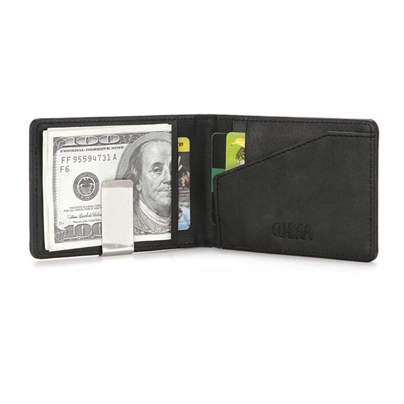 다기능 슬림 메탈 클램프 지갑 카드 홀더 패션 남성 P - Bifold Leather Wallet 리뷰 및 가격
