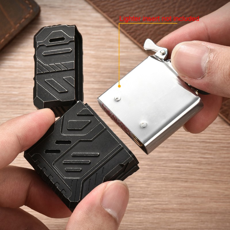 티타늄 합금 라이터 케이스 남성용 아버지 선물 라이터  - Lighter Windproof 리뷰 및 가격