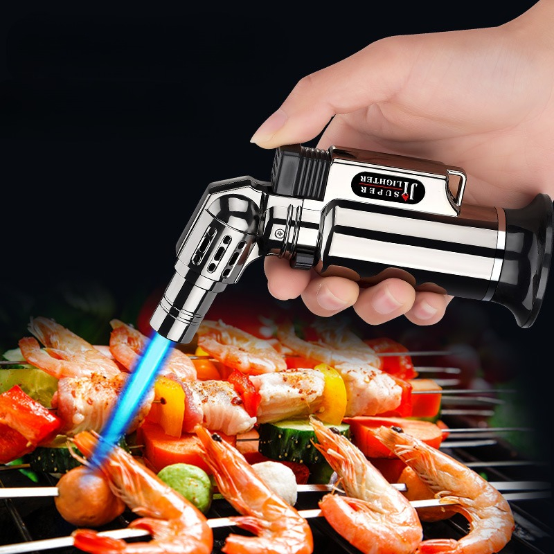 뜨거운 방풍 금속 터빈 가스 라이터 용접 총 주방 요리 - Lighter Windproof 리뷰 및 가격