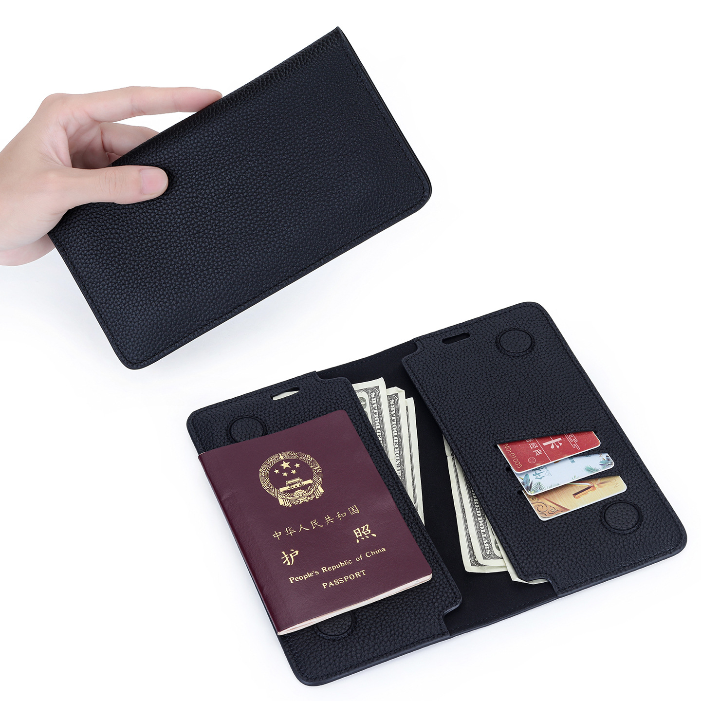 슬림 미니멀리스트 여권 지갑, 천연 가죽 여권 홀더,  - Bifold Leather Wallet 리뷰 및 가격