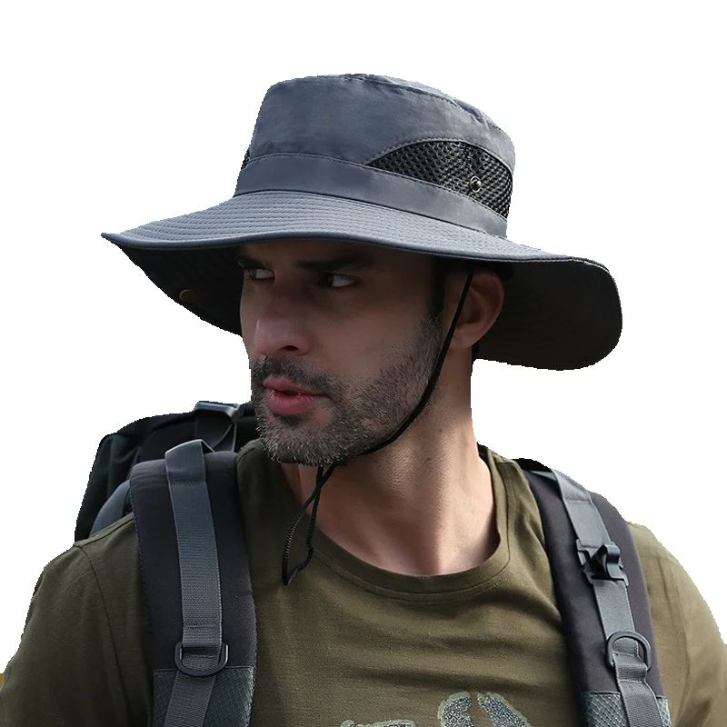 여름용 메쉬 넓은 챙 자외선 차단 버킷 썬캡 (남성용  - Men Accessories For Beach 리뷰 및 가격