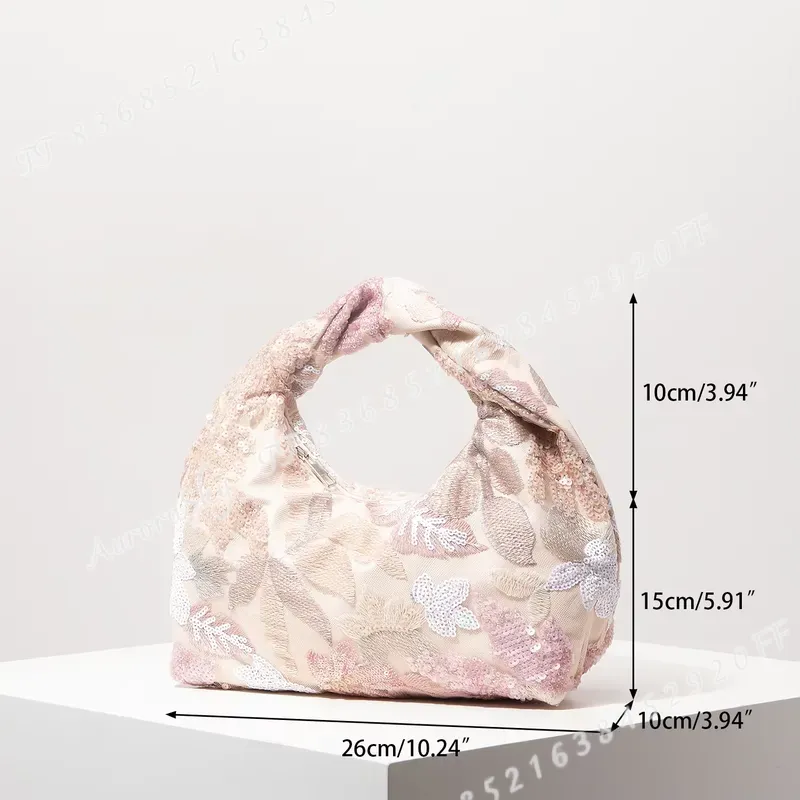 여성용 럭셔리 스팽글 핸드백 우아한 플로럴 클러치 백  - Men Accessories For Wedding 리뷰 및 가격