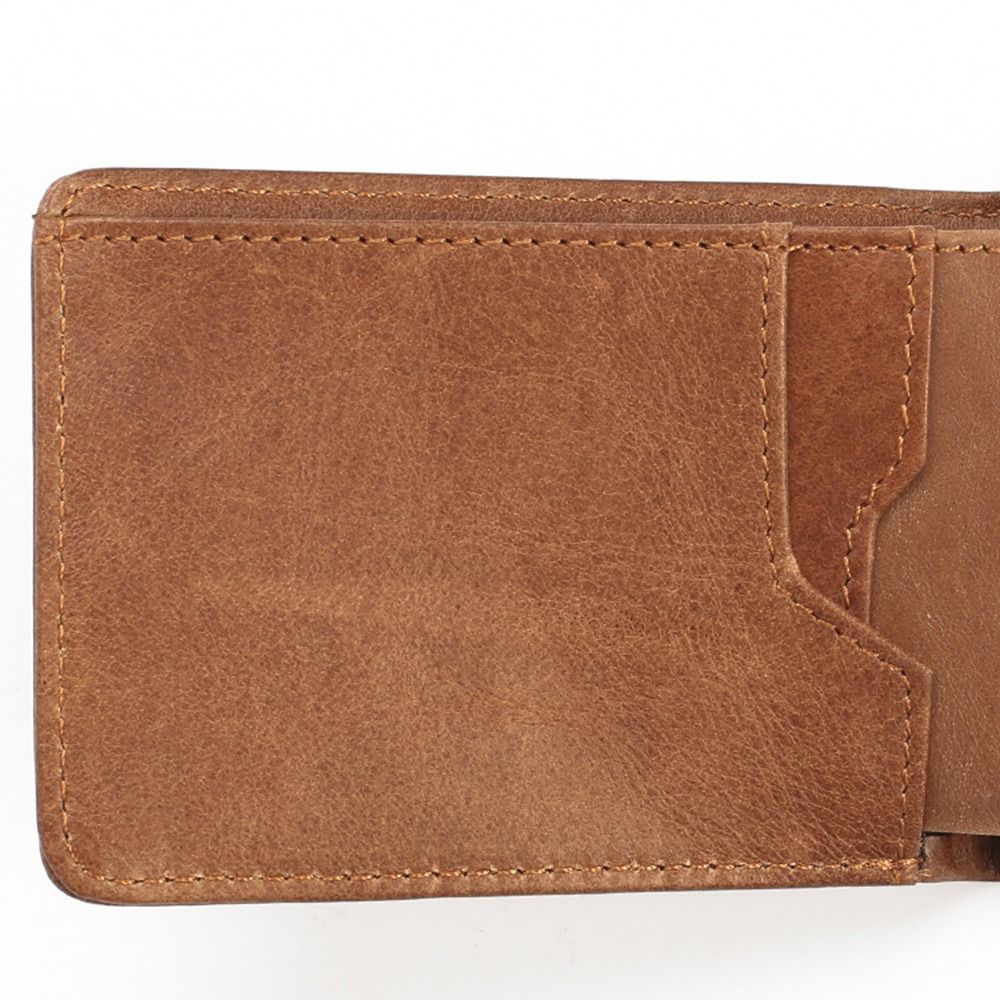 진짜 가죽 남성용 지갑 슬림 빈티지 RFID 차단 카드 - Bifold Leather Wallet 리뷰 및 가격