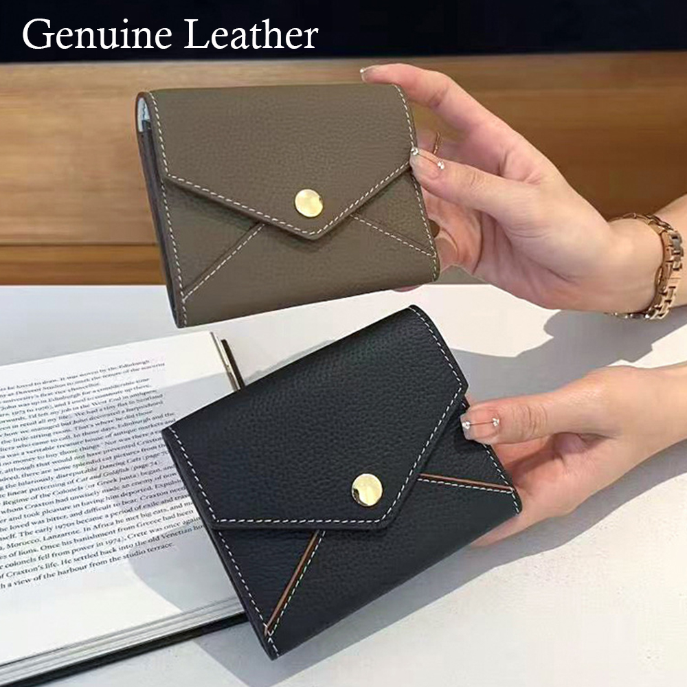 정품 가죽 여성 카드 지갑 최고급 가죽 숏 반지갑 브랜 - Bifold Leather Wallet 리뷰 및 가격