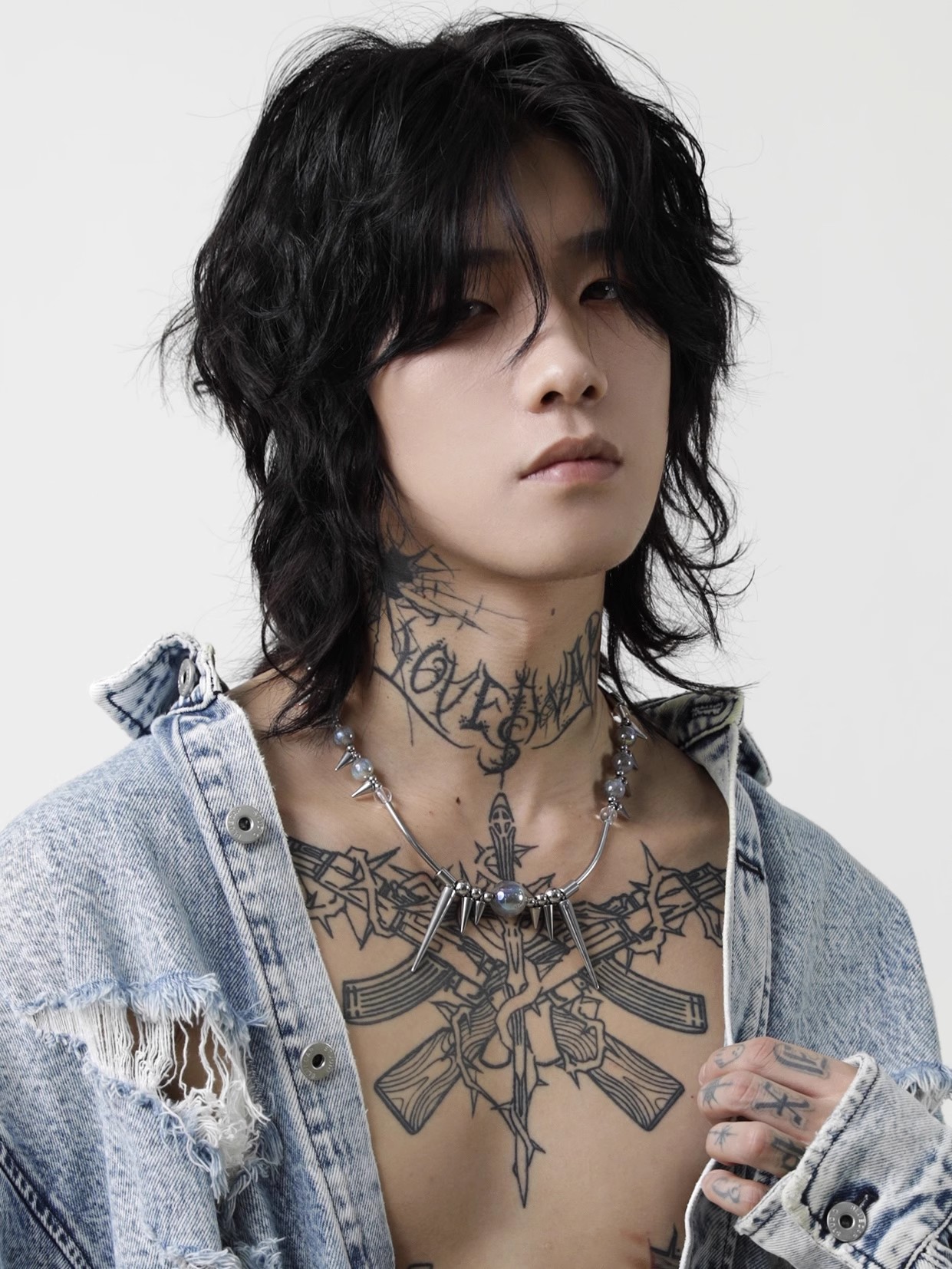 티타늄 스틸 리벳 초커 남녀 공용 펑크 메탈 고스 감성 - Men Accessories Aesthetic 리뷰 및 가격