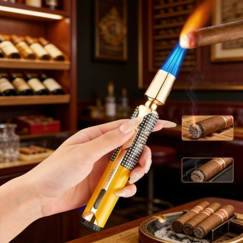 조본 메탈 3 플레임 방풍 제트 블루 플레임 부탄 가스 - Lighter Windproof 리뷰 및 가격