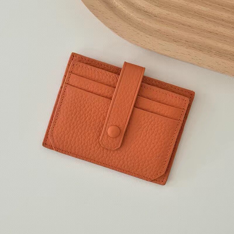 BUYLEMO 페블드 가죽 스냅 이중 카드 홀더, 투명 - Bifold Leather Wallet 리뷰 및 가격