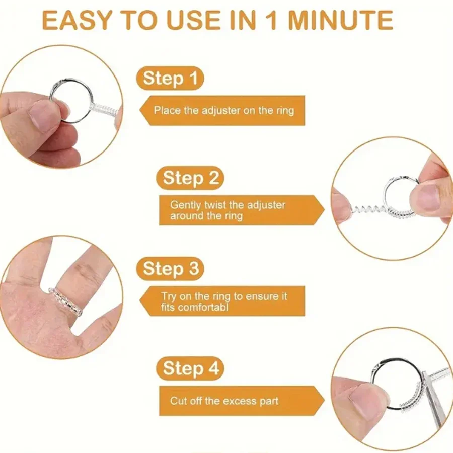 4/8개-링 사이즈 조절기-보이지 않는 링 보호기, 남 - Men Accessories Ring 리뷰 및 가격