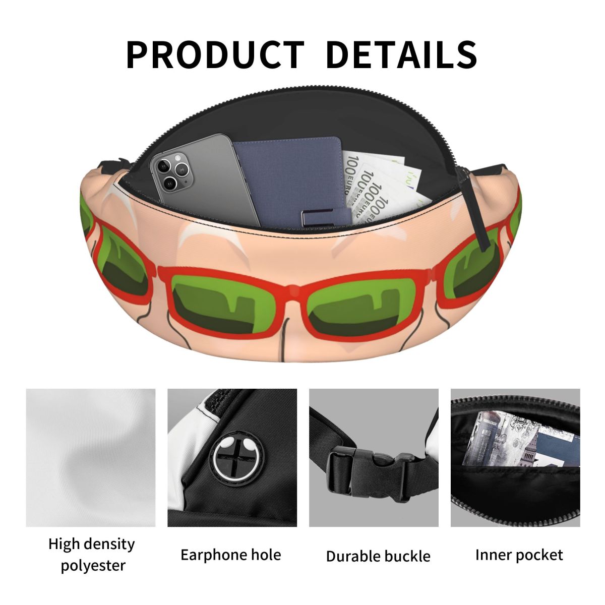 커스텀 M-Masters R-Roshis 파워풀 페이스 - Men'S Accessories Pouch 리뷰 및 가격