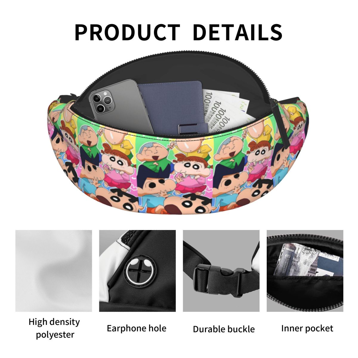 맞춤형 멋진 C-Crayones Shin-chanes  - Men'S Accessories Pouch 리뷰 및 가격