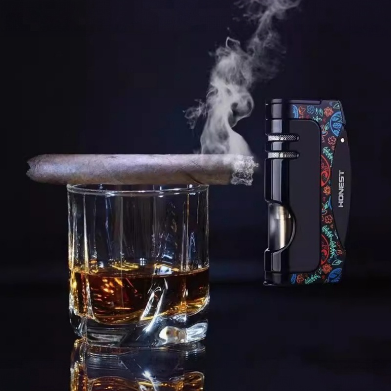 HONEST 제트 토치 시가 라이터, 방풍 기능, 푸른 - Lighter Windproof 리뷰 및 가격