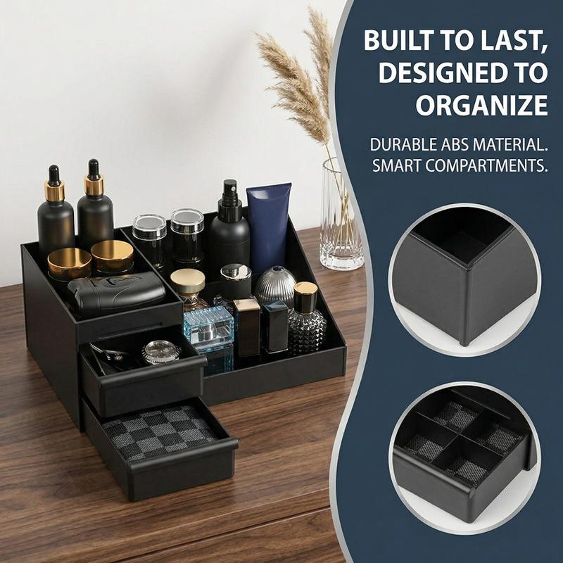 숨겨진 서랍이 있는 3-in-1 남성용 향수 정리함은  - Men Accessories Drawer 리뷰 및 가격